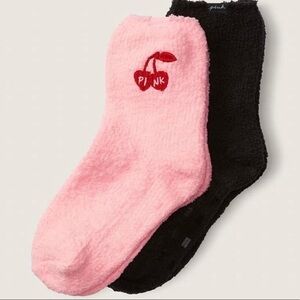 Pink MARSHMALLOW KNIT SOCK 2-PACK